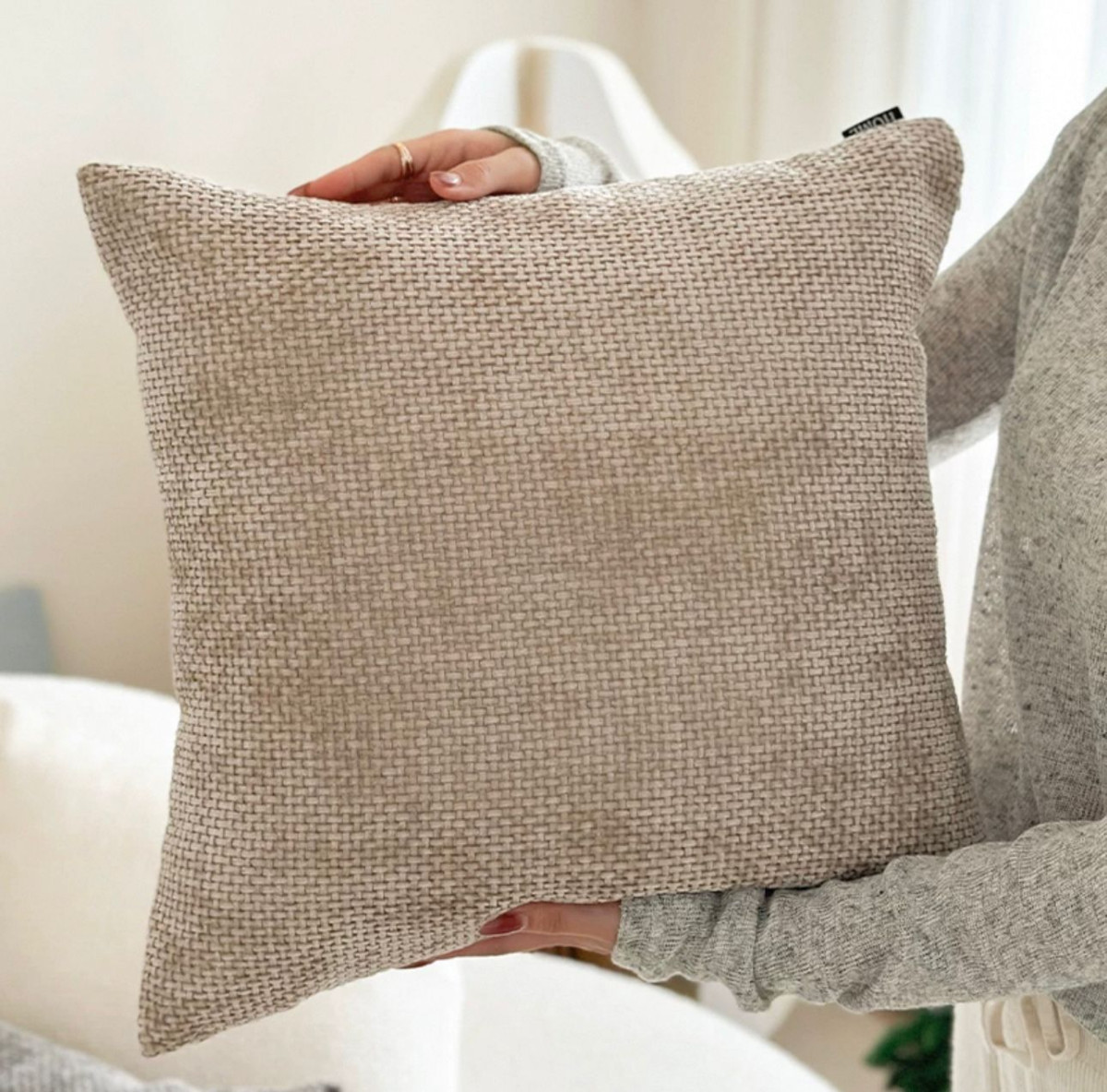 Funda De Almohadon Chenille 45X45Cm Aprox - Imagen 6