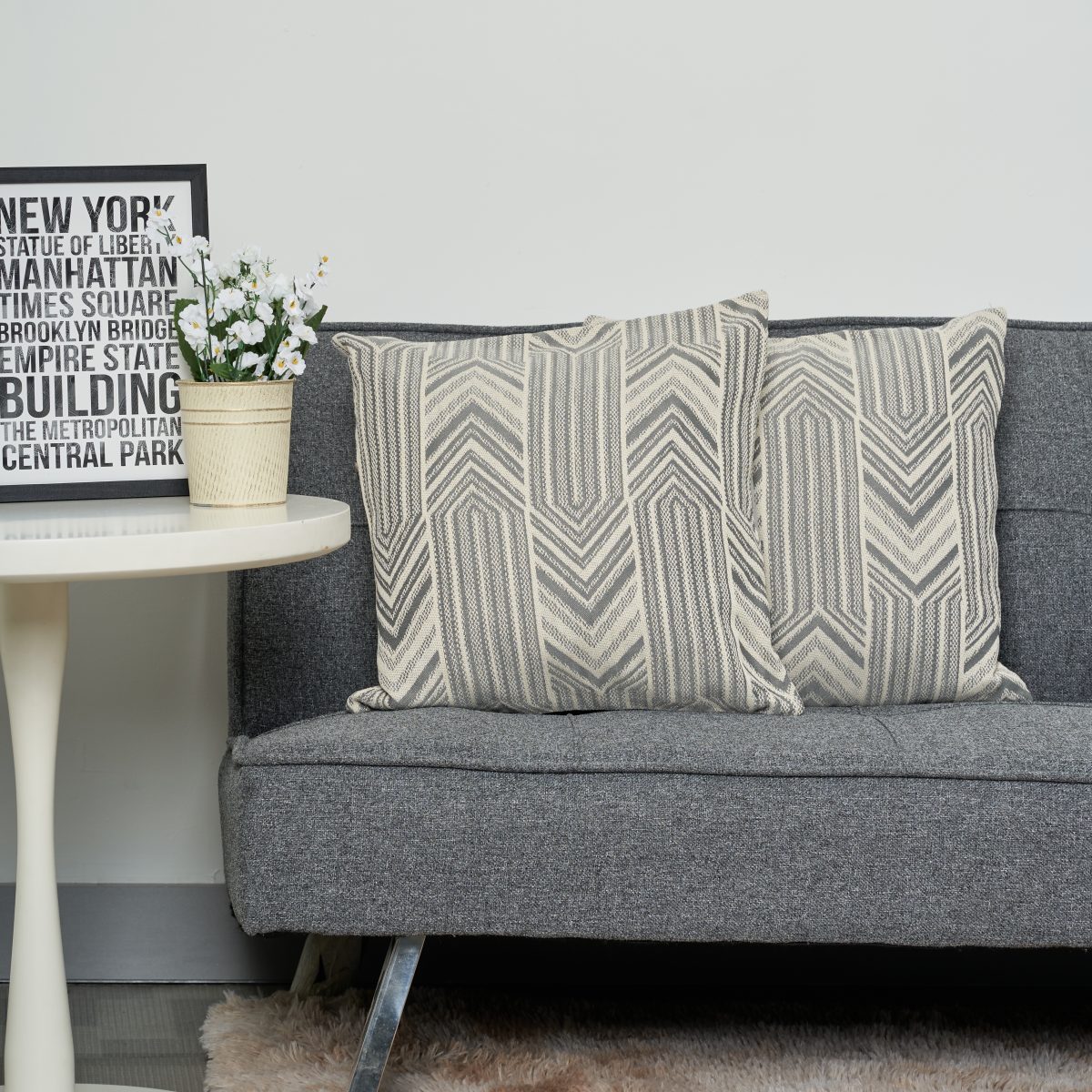 Funda De Almohadon Con Lineas 45X45Cm Aprox - Imagen 6