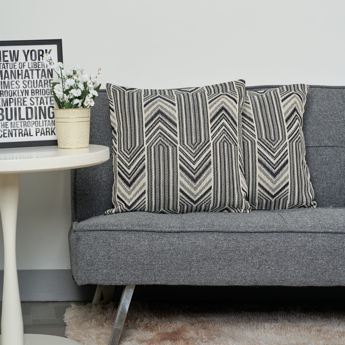 Funda De Almohadon Con Lineas 45X45Cm Aprox - Imagen 5