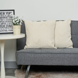 Funda De Almohadon Con Lineas 45X45Cm Aprox