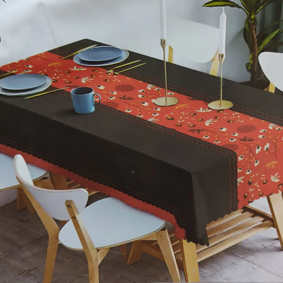 Mantel Tropical Estampada 150X250Cm - Imagen 1