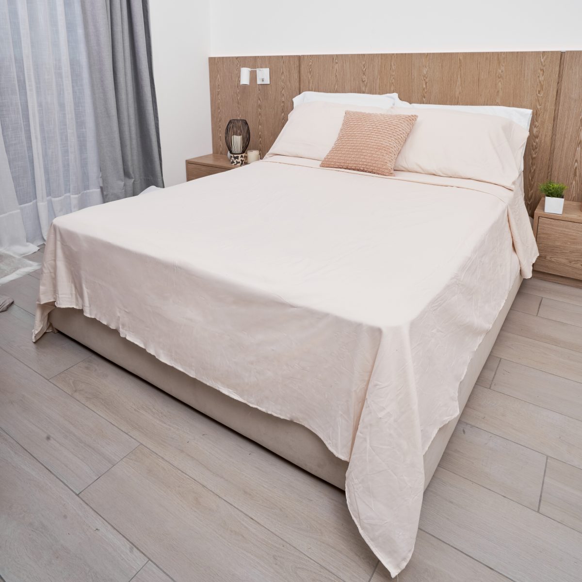 Juego De Sabanas Queen Size Lisas 1200 Hilos - Imagen 2