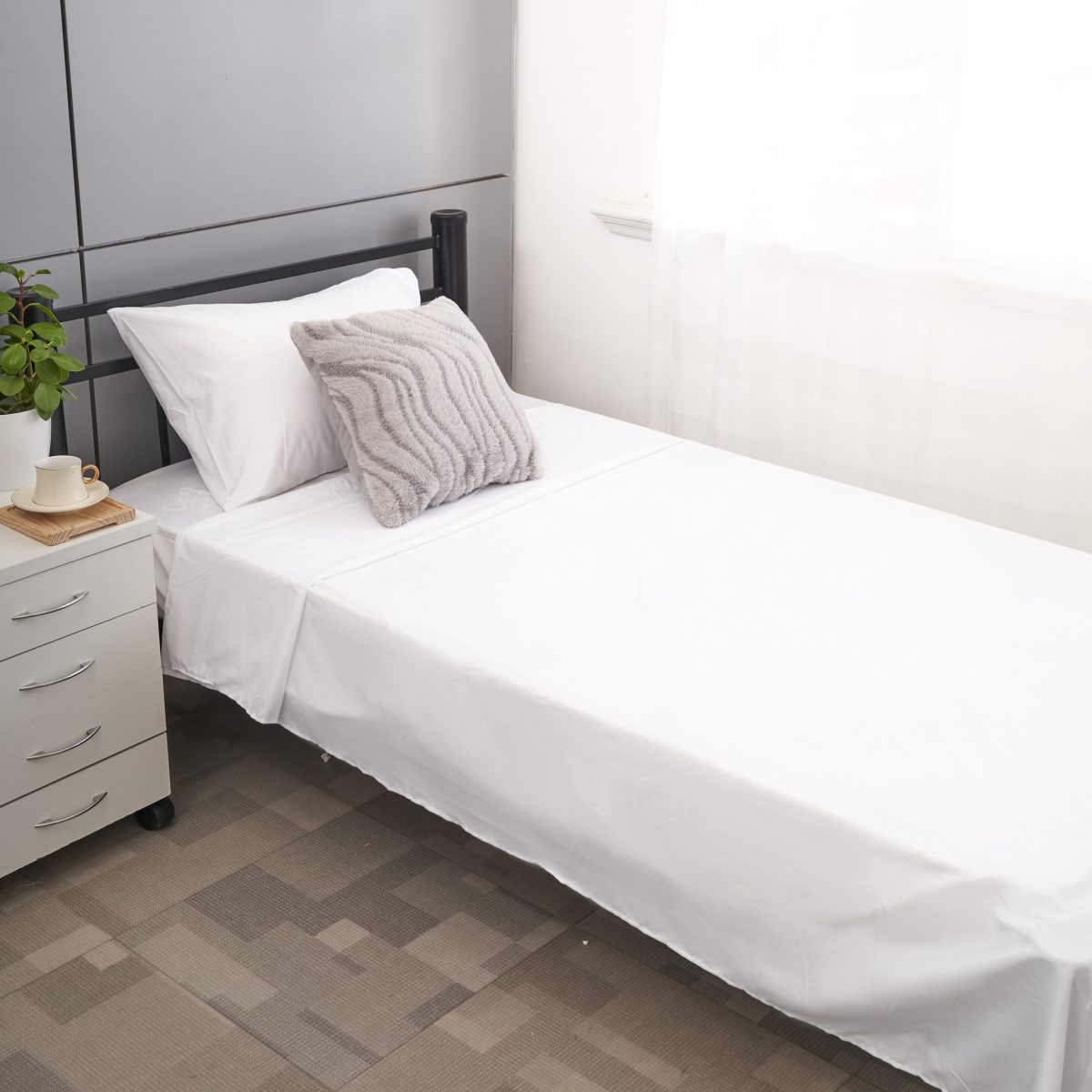 Juego De Sabanas Lisas 1200H (Twin Size) - Imagen 2