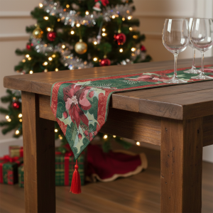 Camino Rustico Navideño 33X90Cm