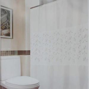 Cortina de Baño Organza Floreada