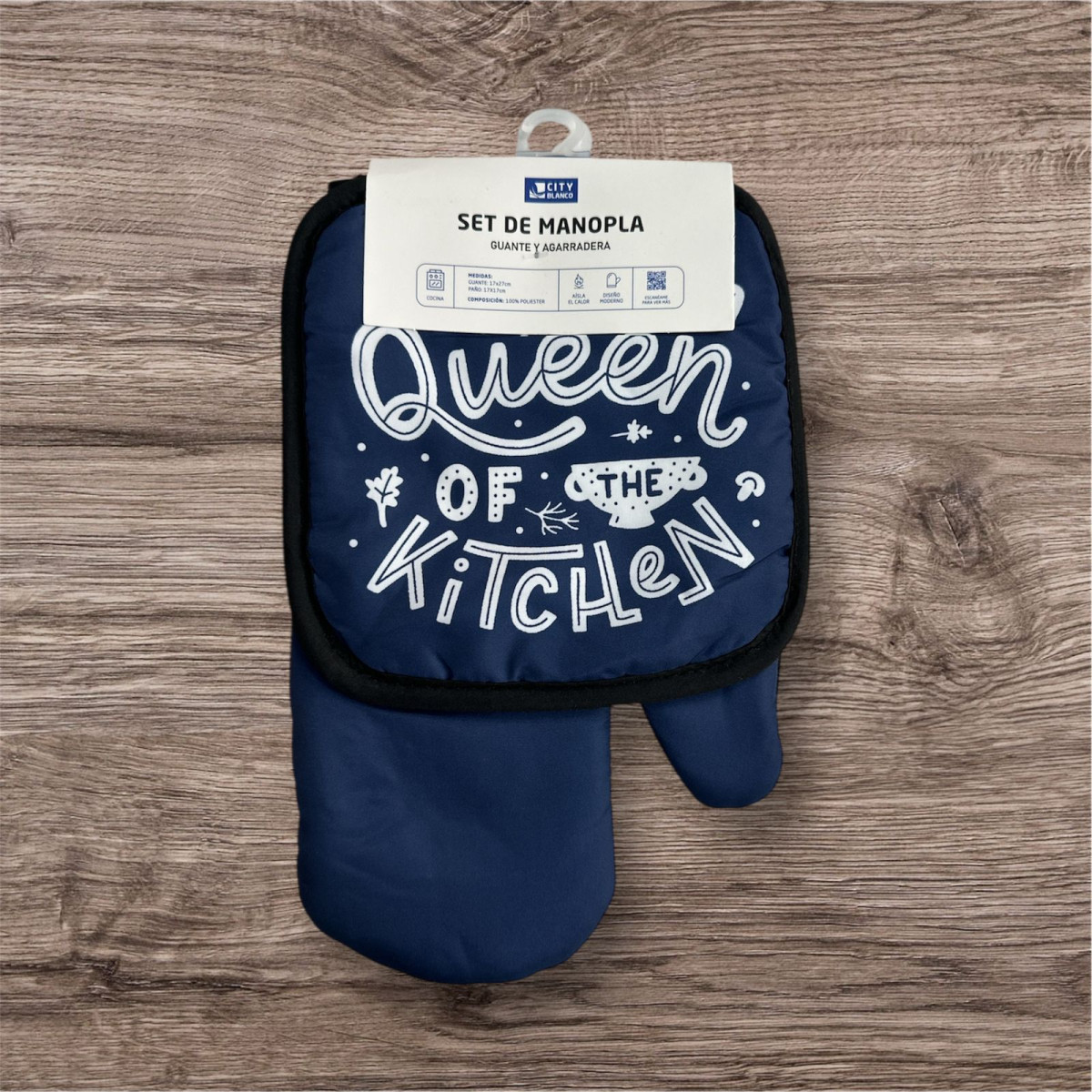 Manopla C/ Agarradera Estampada - Imagen 2