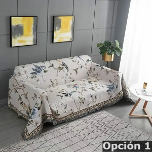 Colcha Artesanal Estampada 180X225Cm