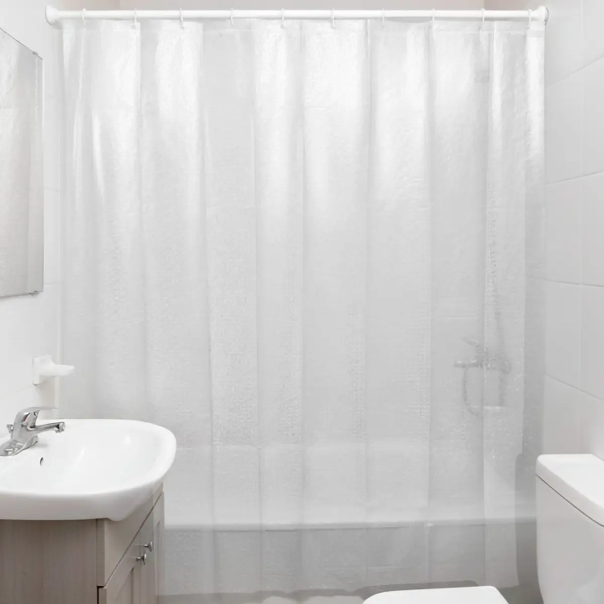 Cortinas de Baño simil silicona - Imagen 4