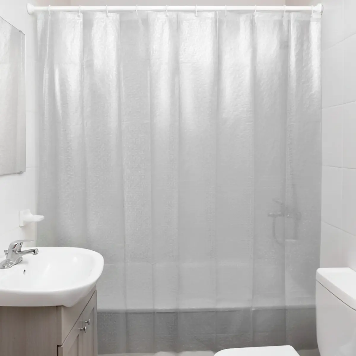 Cortinas de Baño simil silicona - Imagen 3