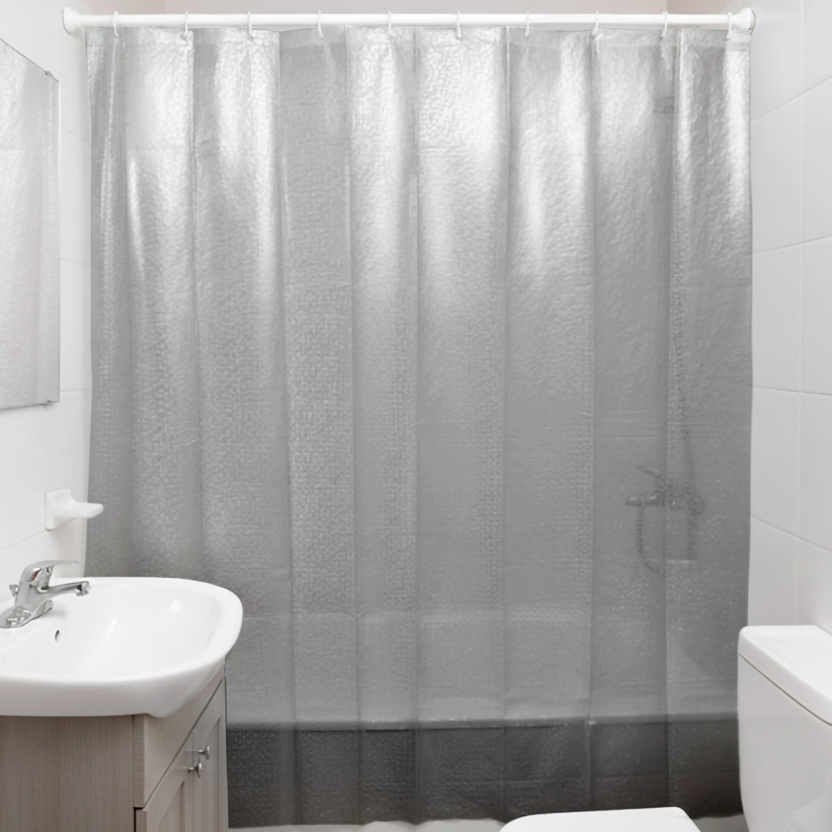 Cortinas de Baño simil silicona - Imagen 2