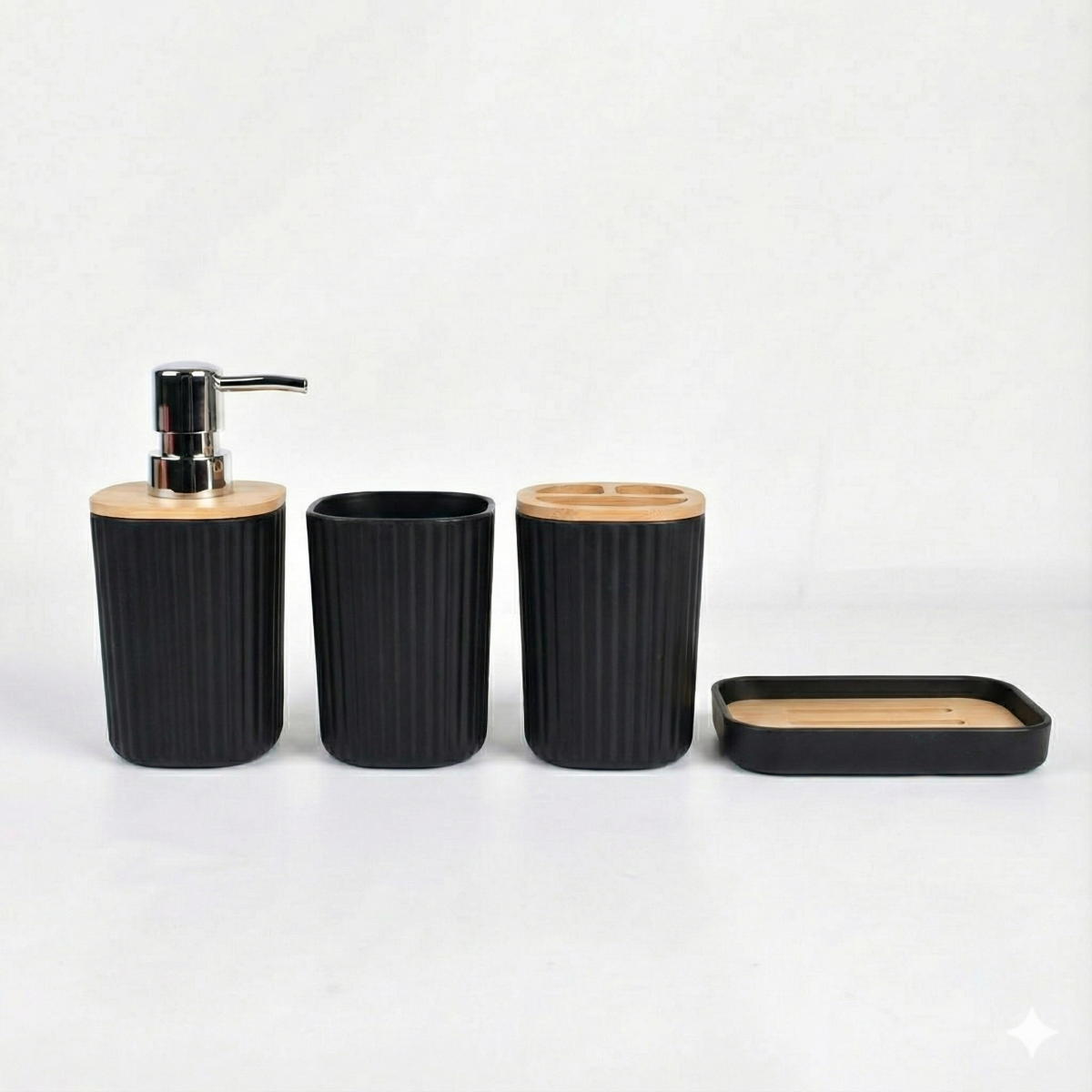 Set de Baño Rayado 4 pcs - Imagen 2