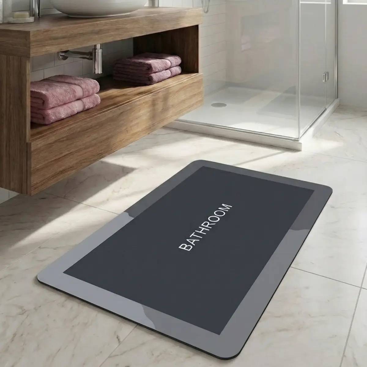 Alfombra absorbente rectangular 40x60cm aprox - Imagen 3