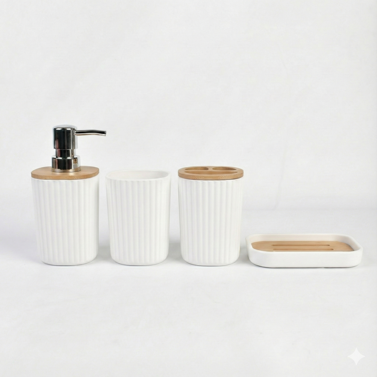 Set de Baño Rayado 4 pcs - Imagen 4