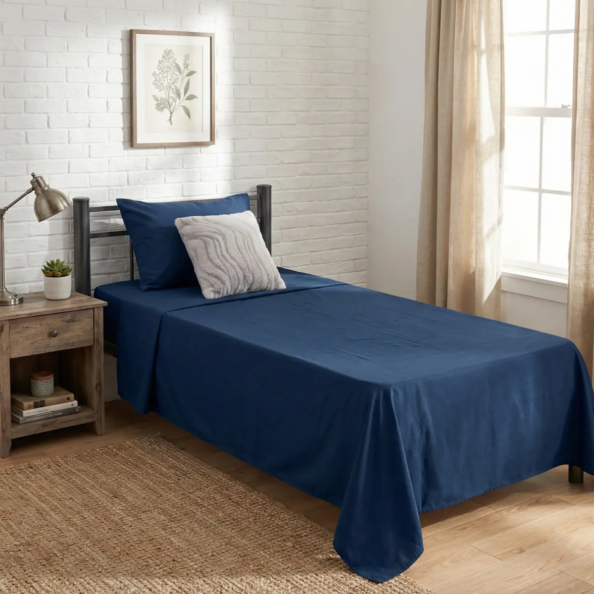 Juego de Sabanas "Twin size" 1200 hilos - Imagen 1