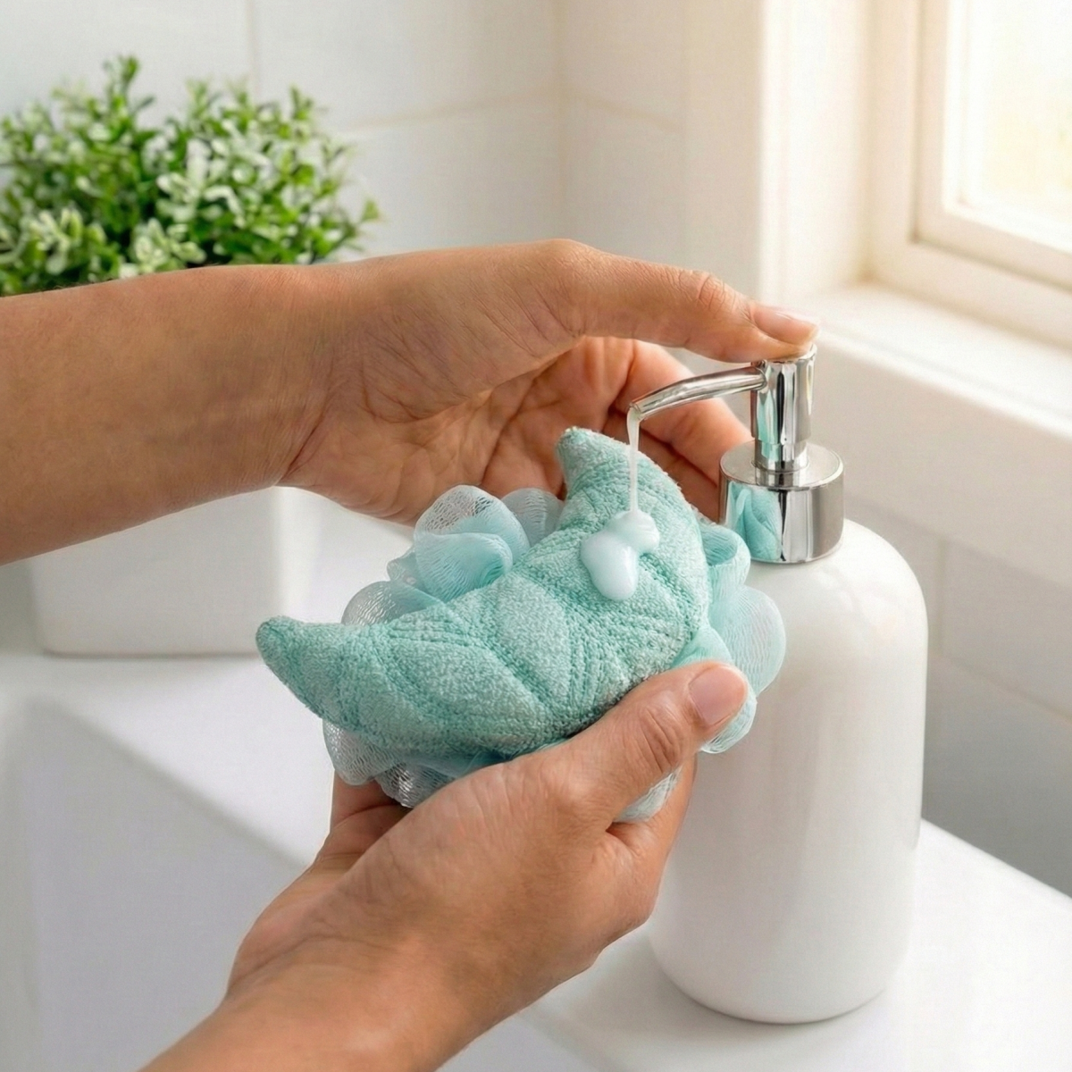 Esponja exfoliante de baño - Imagen 1