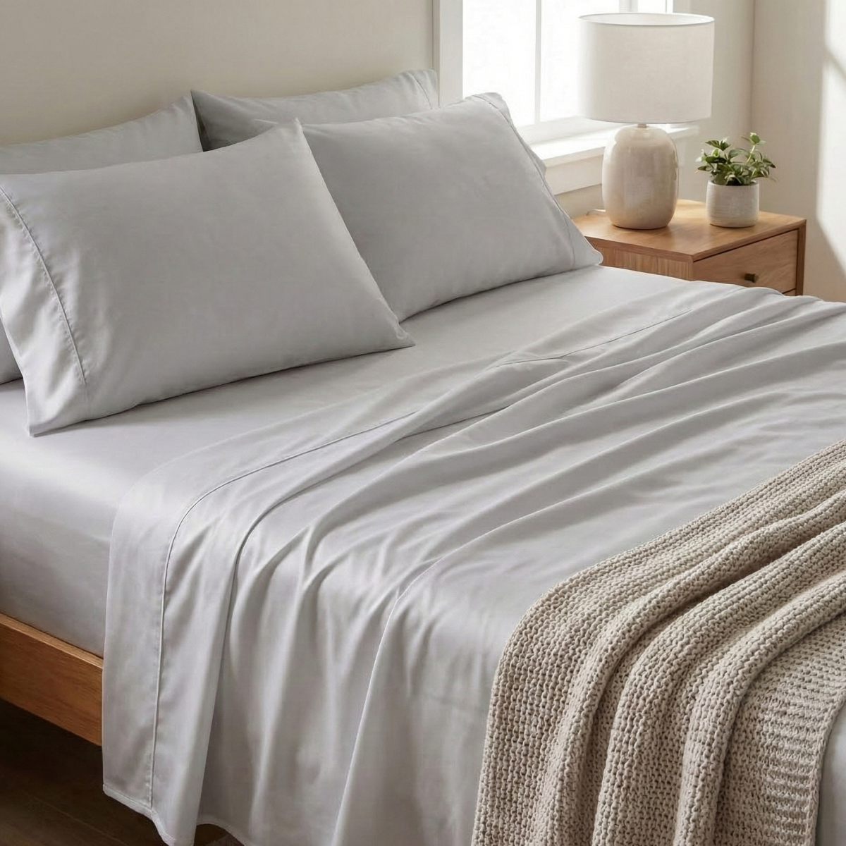 Juego de Sabanas 1200 hilos "Queen" - Imagen 2