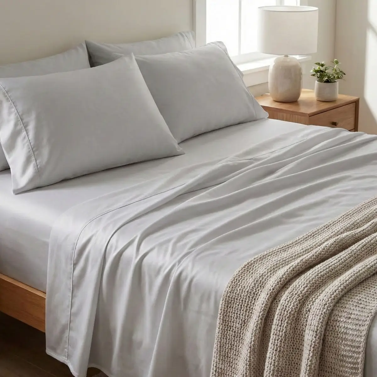 Juego de Sabanas 1200 hilos "Queen" - Imagen 2