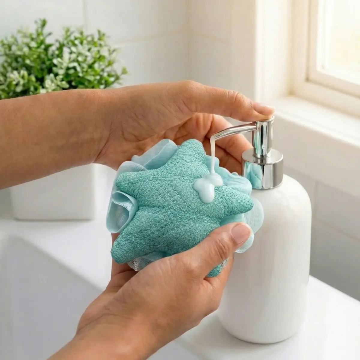 Esponja exfoliante de baño - Imagen 4