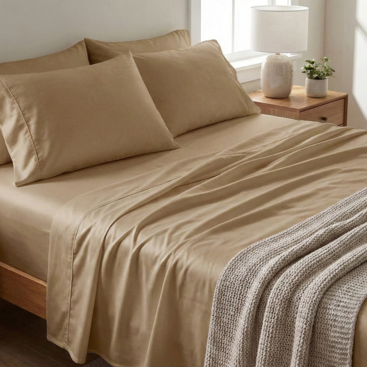 Juego de Sabanas 1200 hilos "Queen" - Imagen 6