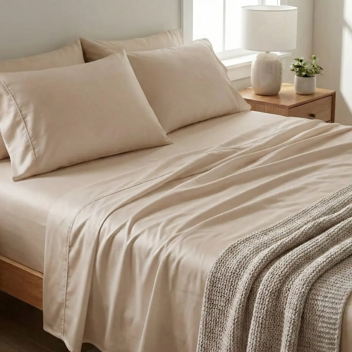 Juego de Sabanas 1200 hilos "Queen" - Imagen 1