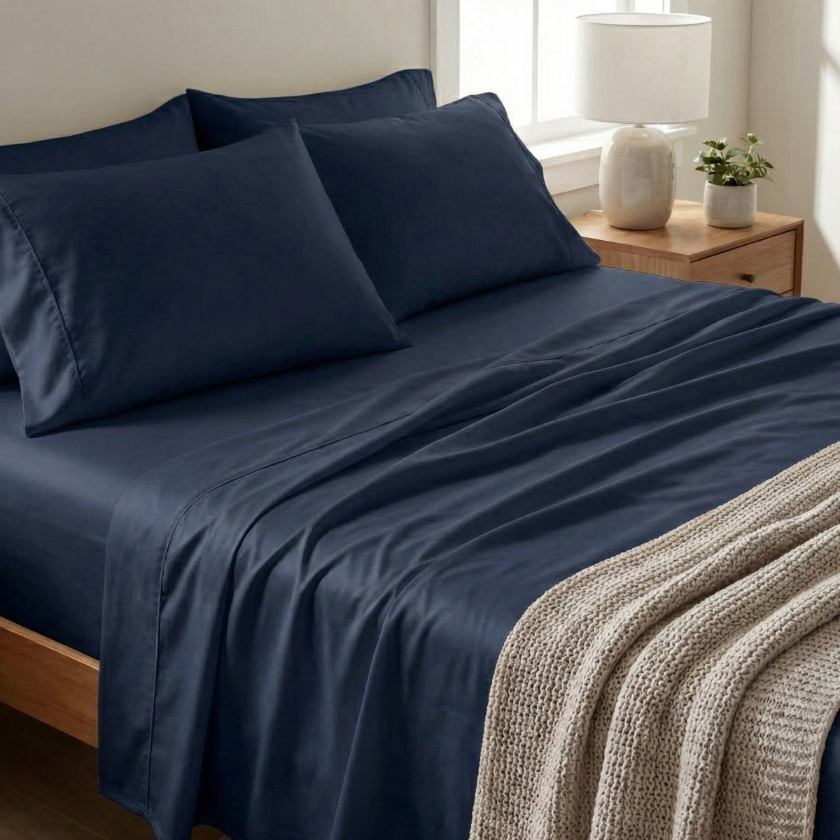 Juego de Sabanas 1200 hilos "Queen" - Imagen 5