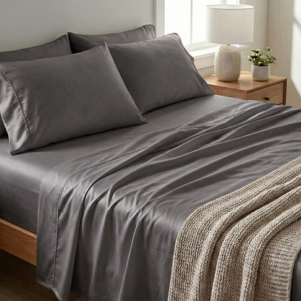 Juego de Sabanas 1200 hilos "Queen" - Imagen 4