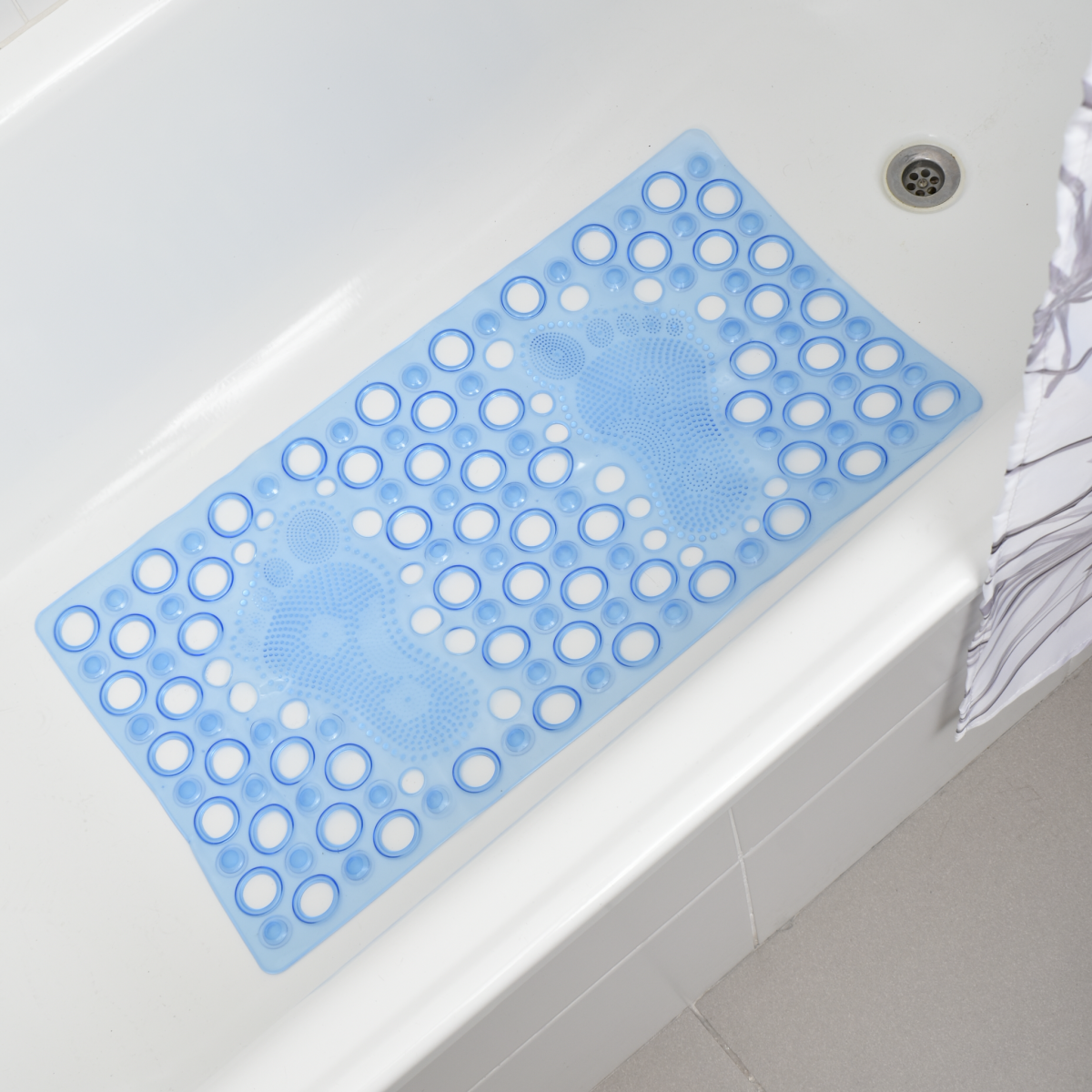 Alfombra De Ba?o Pvc Dise?o De Pies - Imagen 1