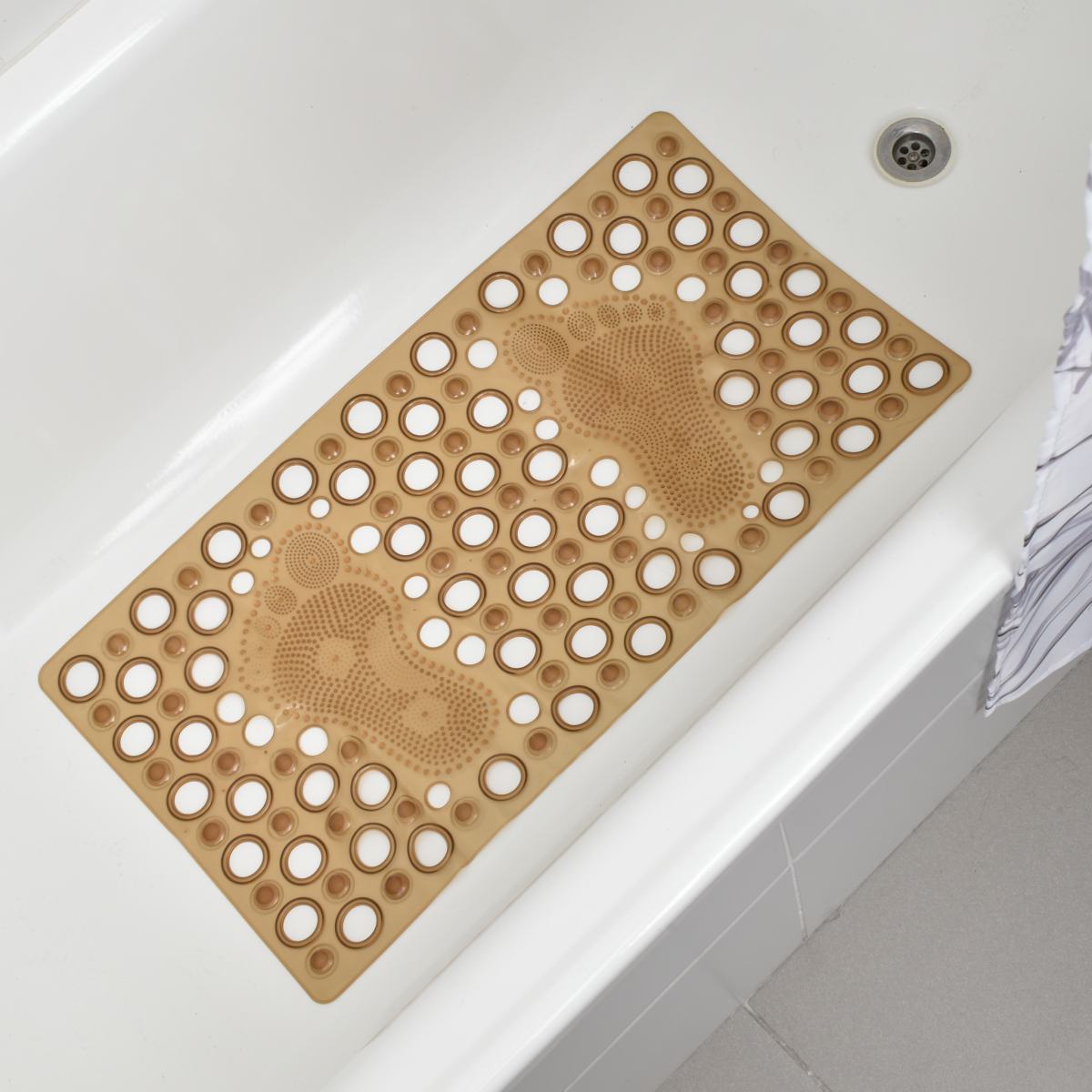 Alfombra De Ba?o Pvc Dise?o De Pies - Imagen 1