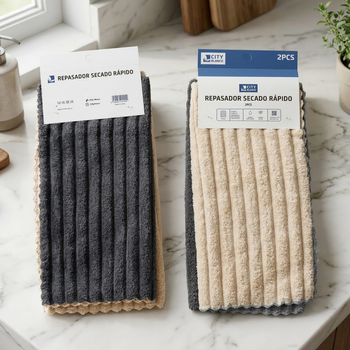 Repasadores con rayas 2pcs - Imagen 1