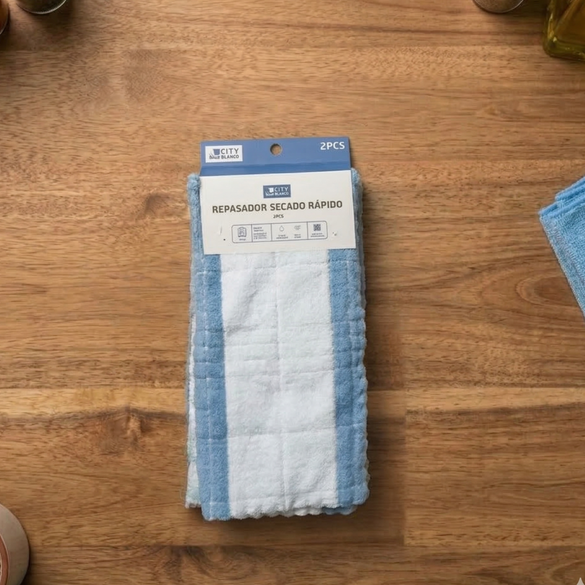 Repasadores con lineas de colores 2pcs - Imagen 1