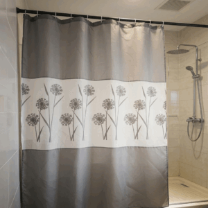 Cortina de baño organza-bordado 180X180CM APROX